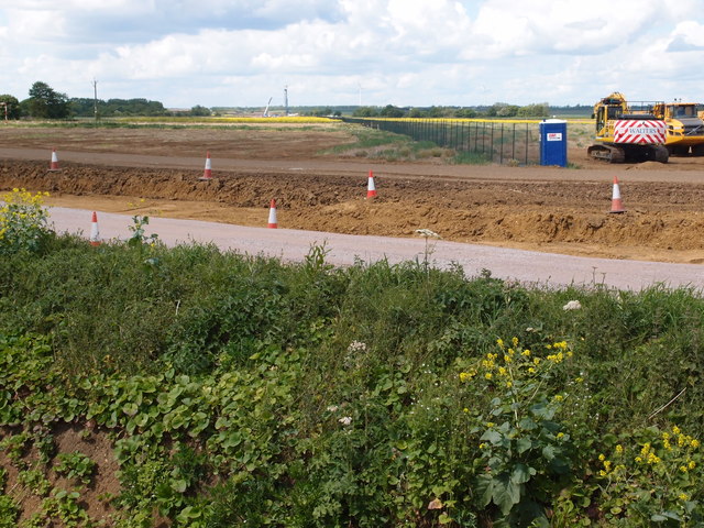 File:A14 road improvements - Geograph - 5392299.jpg