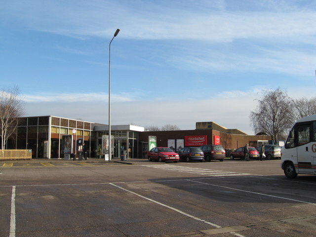 File:Sandbach Services - View from the northwest - Geograph - 1161792.jpg