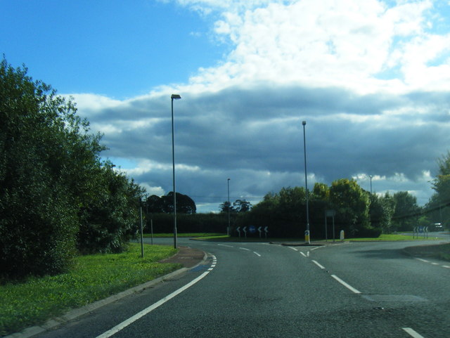 File:A533 at London Road roundabout - Geograph - 3170218.jpg
