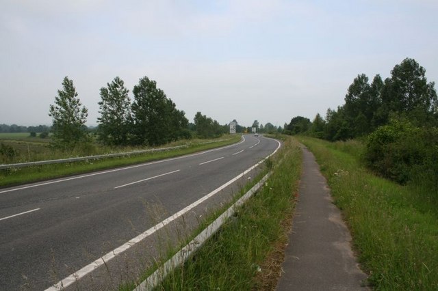 File:Road to the roundabouts - Geograph - 848491.jpg