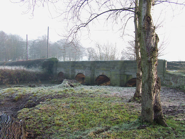 File:Somerford Bridge over the River Penk, Staffordshire - Geograph - 1086954.jpg