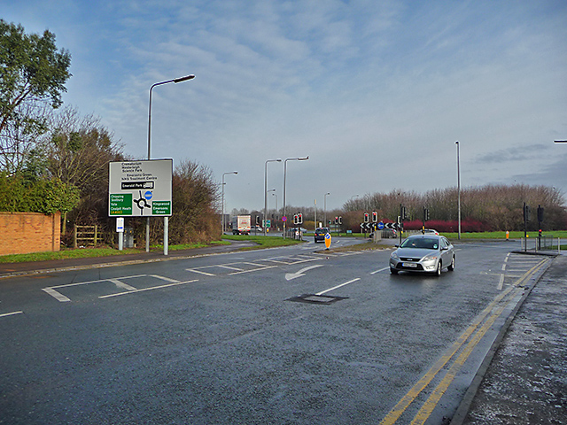 File:Lyde Green Roundabout - Geograph - 2796282.jpg
