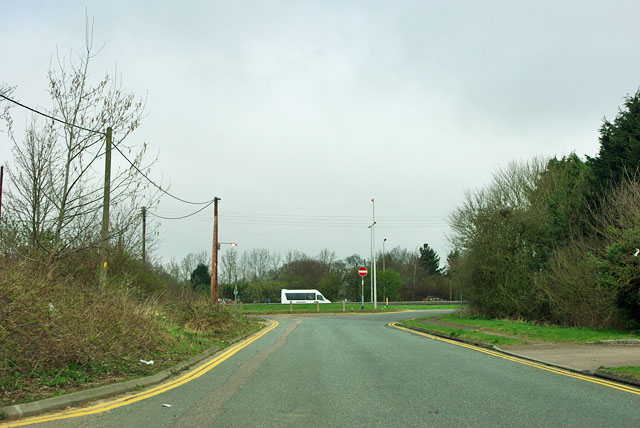File:Where the Halfway House roundabout used to be - Geograph - 2867688.jpg