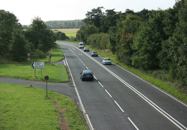 File:Junction on the A36 - Geograph - 954790.jpg