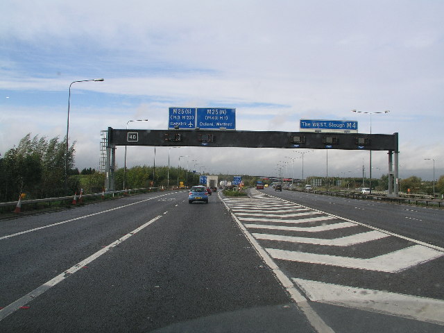 File:Sliproad to M25 From M4 Westbound - Geograph - 71862.jpg