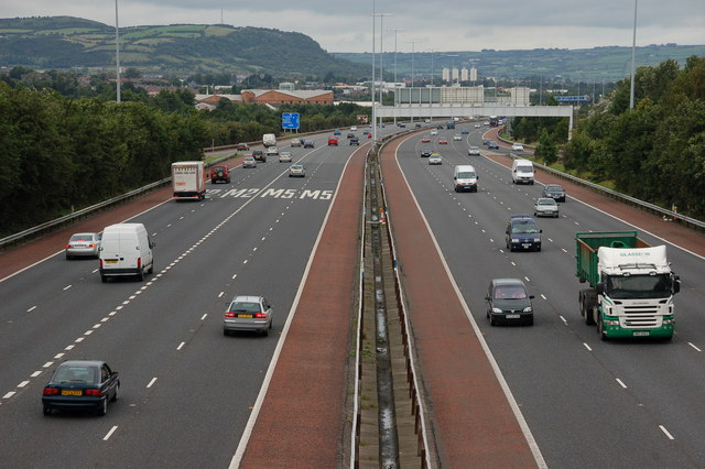 File:The M2 at Fortwilliam - Geograph - 272921.jpg