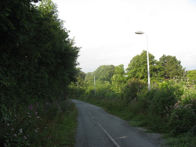 File:A disused section of Belmont Road leading west to the A5 - Geograph - 1436395.jpg