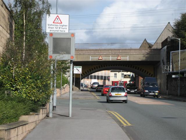 File:Warning sign - Georges Road, Stockport - Coppermine - 8575.JPG