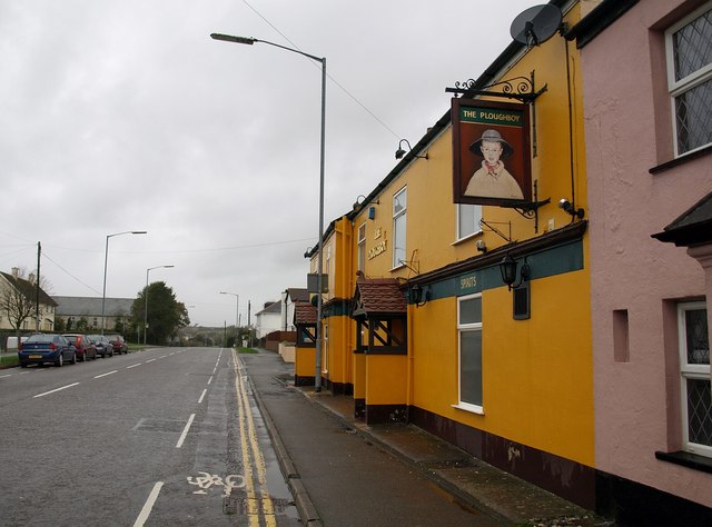 File:Ploughboy Inn, Burraton - Geograph - 1587433.jpg