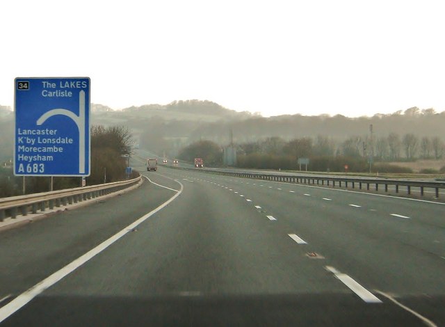 File:Junction 34 on the M6 - Geograph - 1867472.jpg
