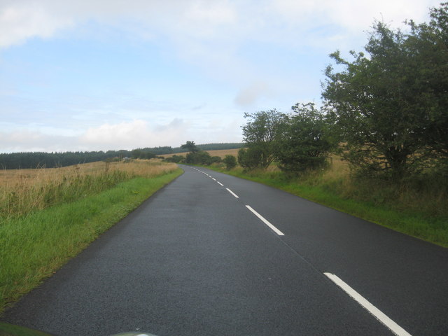 File:The A6112 heading through Berwickshire to Grantshouse - Geograph - 1437900.jpg