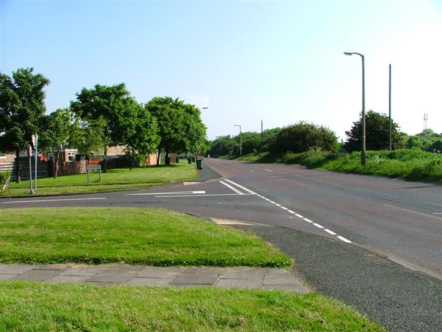 File:Junction of Westerkirk and the B1505, Cramlington - Geograph - 16423.jpg