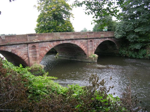 File:River Mersey and Cheadle Bridge - Geograph - 51166.jpg