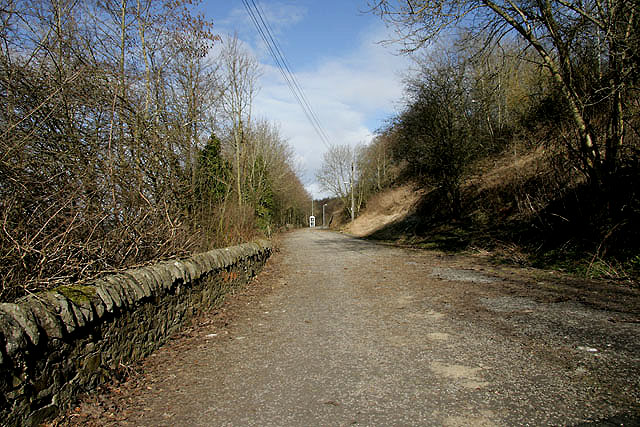 File:An old road at Selkirk - Geograph - 1756849.jpg