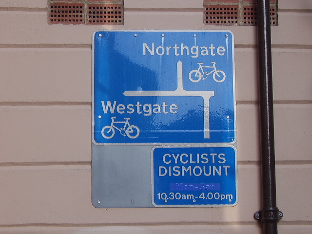 File:No Cycling, Canterbury - Coppermine - 4661.JPG