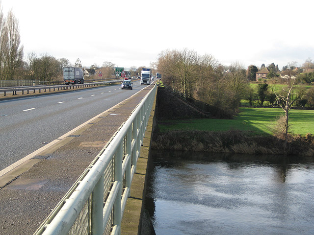 File:Bypass crosses the River Wye on Bridstow Bridge - Geograph - 678286.jpg