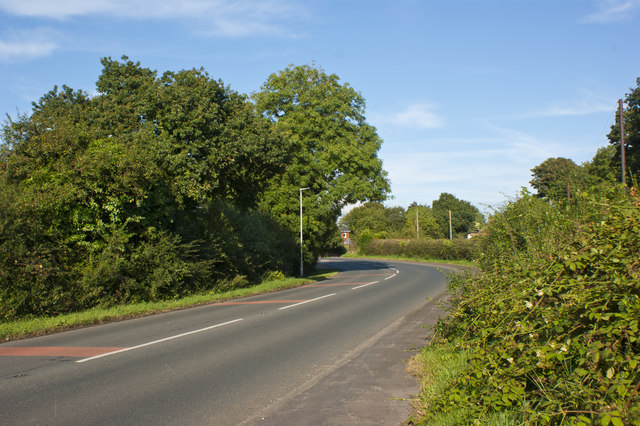 File:A bend on the A581 (C) Ian Greig - Geograph - 3089382.jpg