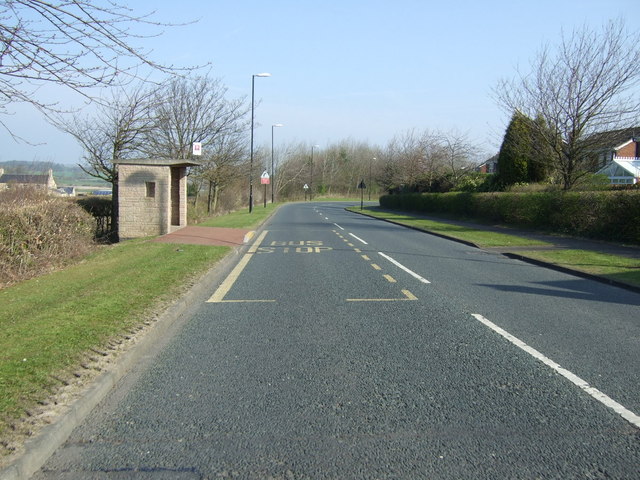 File:Bus stop and shelter on North Walbottle Road - Geograph - 4421710.jpg