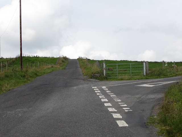 File:Finnis Road at its junction with Dree Hill - Geograph - 3435456.jpg