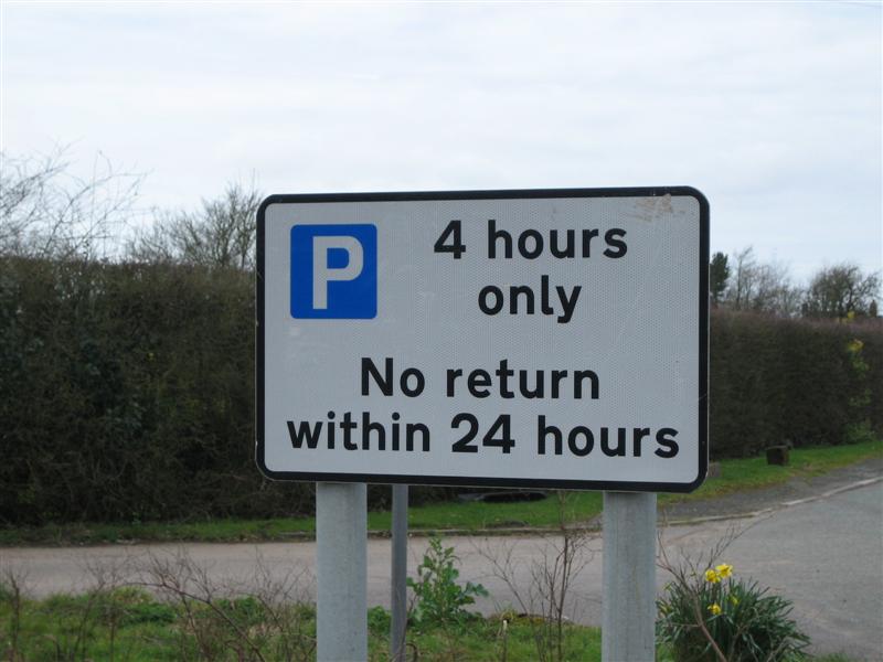 File:Layby parking restrictions on A50 - Coppermine - 10619.jpg