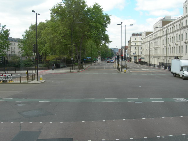 File:Vauxhall Bridge Road (A202) at A3212 - Geograph - 179360.jpg