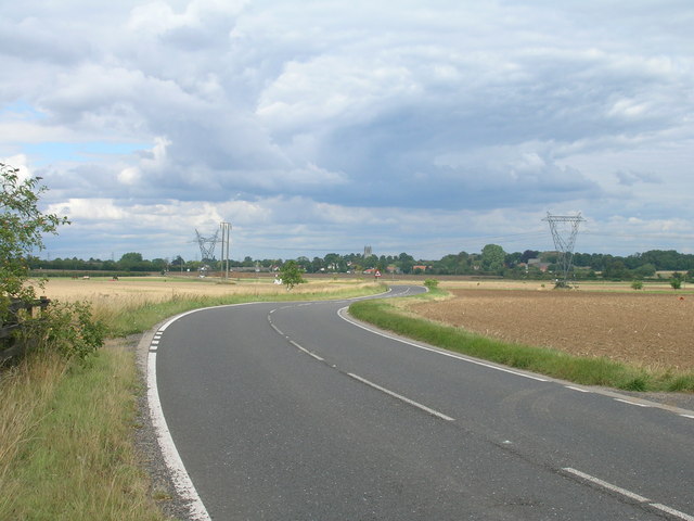 File:A60 towards Doncaster (C) JThomas - Geograph - 2553333.jpg