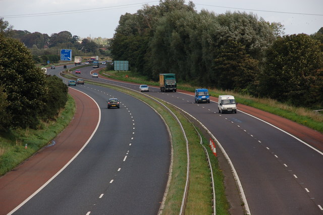 File:The M1 near Sprucefield - Geograph - 249914.jpg