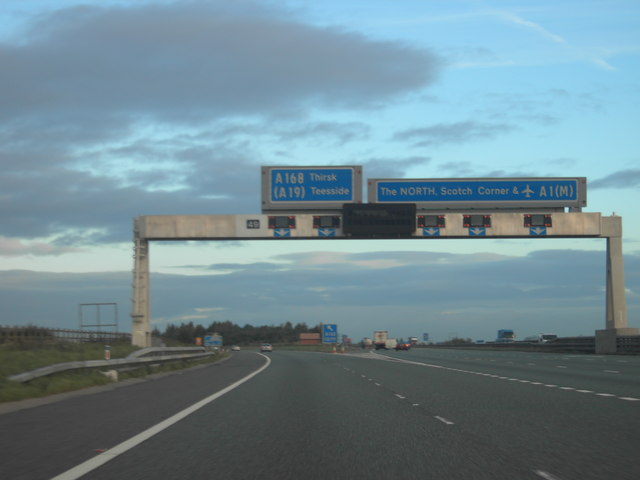 File:A1 - A168 (A19) Junction - Geograph - 257031.jpg