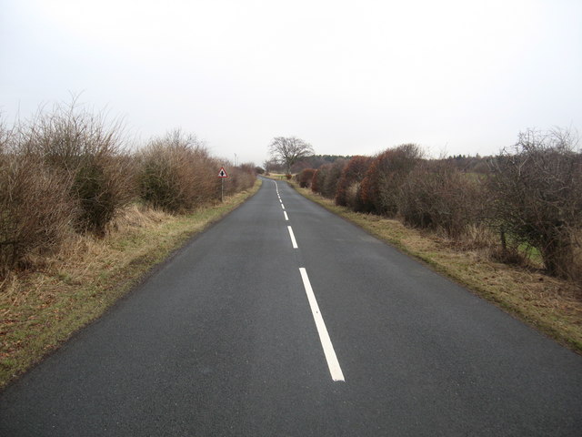 File:The Gifford to Garvald road - Geograph - 1706799.jpg