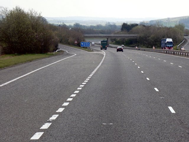 File:A74(M) Junction 19 - Geograph - 2934300.jpg