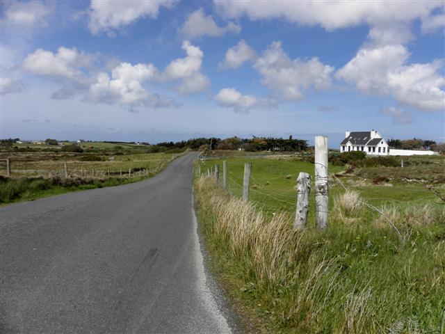 File:The R256 at Meencarrick - Geograph - 2438304.jpg
