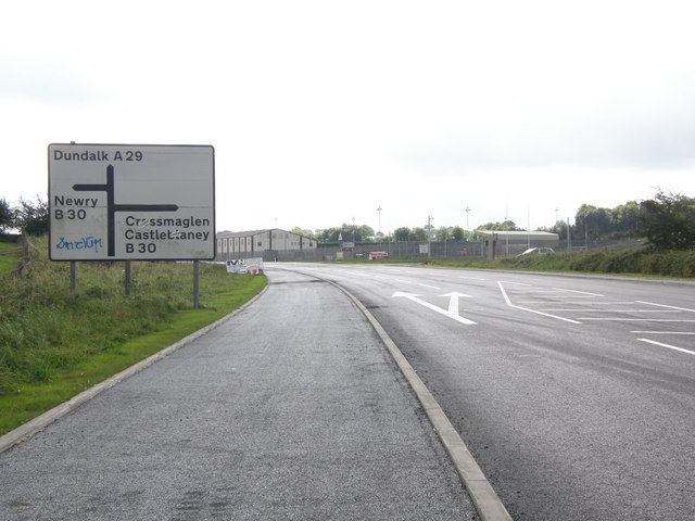 File:Junction on the A29 close to.Silverbridge - Geograph - 547754.jpg
