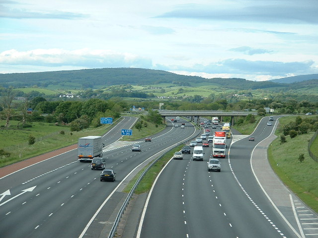 File:M6 Motorway, near Carnforth - Geograph - 13994.jpg