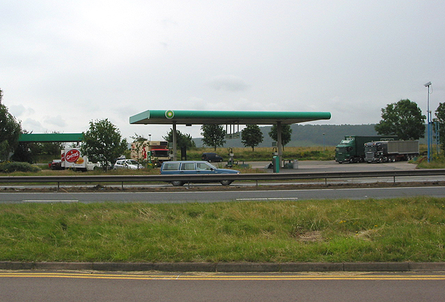 File:Service area on A449 - Geograph - 485753.jpg