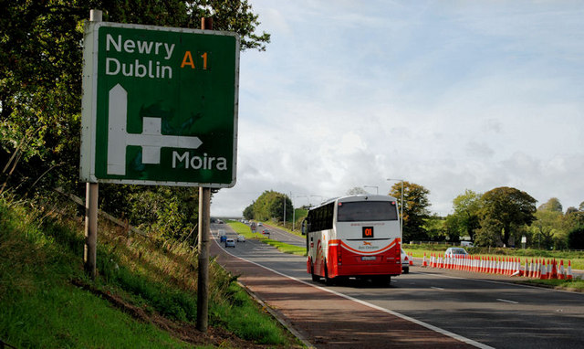 File:Advance direction sign, Hillsborough bypass (3) - Geograph - 2093287.jpg