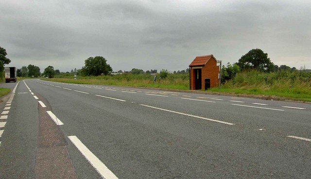 File:Bus shelter on the A38 - Geograph - 883223.jpg