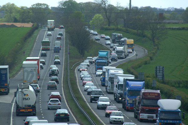 File:A1 before new motorway opened - Coppermine - 1271.jpg