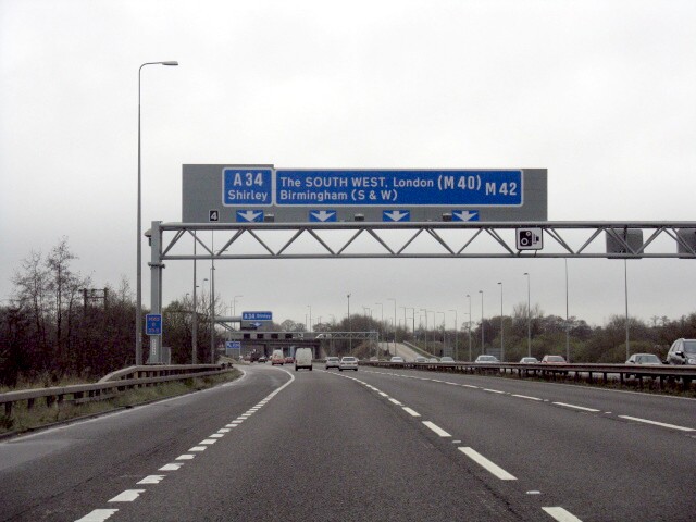 File:M42 Motorway - End Of The Beginning - Geograph - 1604161.jpg