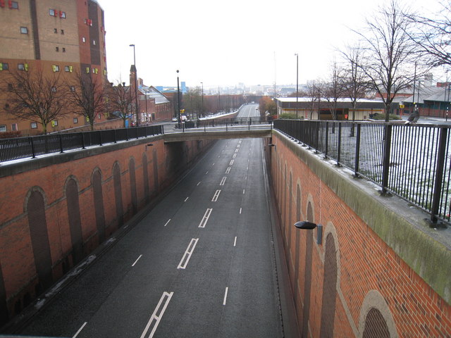 File:Bridge over the A193 road in Byker (C) Philip Barker - Geograph - 1633245.jpg