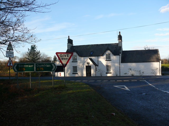 File:A75 and B733 Junction - Geograph - 2173835.jpg