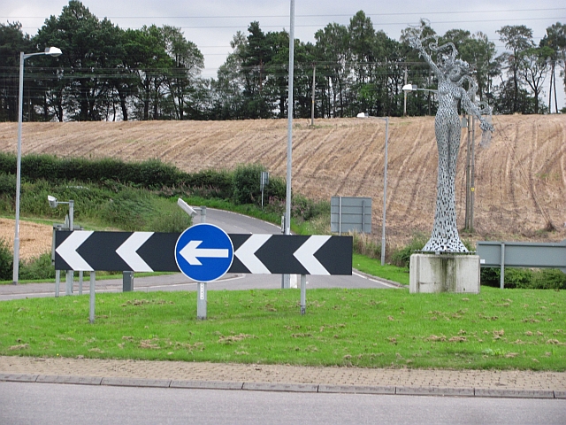 File:Not so new roundabout (C) Richard Webb - Geograph - 2579262.jpg