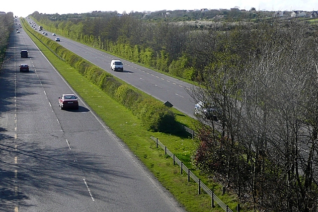 File:The former N6 nearing Galway - Geograph - 1267188.jpg
