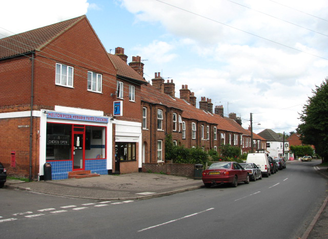 File:Junction of Briston Road (B1354) with Kitchener Road - Geograph - 953207.jpg