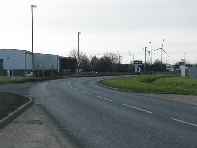 File:The road through Avonmouth Docks industrial area - Geograph - 1701187.jpg