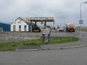 Filling station and village shop at Barabhas - Geograph - 3468013.jpg