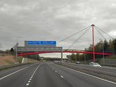 Footbridge Over M80 - Geograph - 2681143.jpg