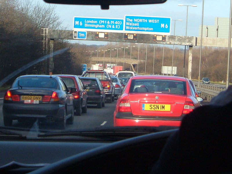 File:Congestion on M6 - Coppermine - 6376.JPG