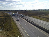 M2 Motorway at Harlockstown, Co Meath - Geograph - 1743848.jpg