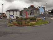 Roundabout, Coracle Way (A4242) (C) David Dixon - Geograph - 2597245.jpg