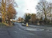 Roundabout on College Road Cheshunt - Geograph - 96341.jpg